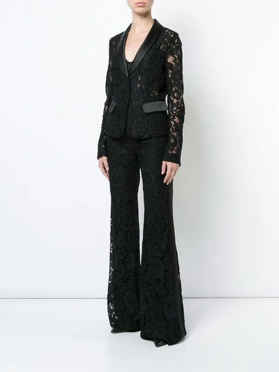 Shop Alexis Lace-embroidered Blazer