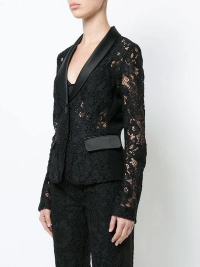 Shop Alexis Lace-embroidered Blazer