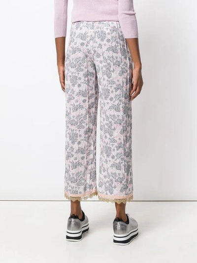 rabbit print pyjama trousers