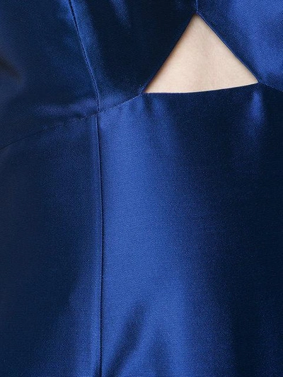 Shop Tufi Duek Silk Gown In Blue