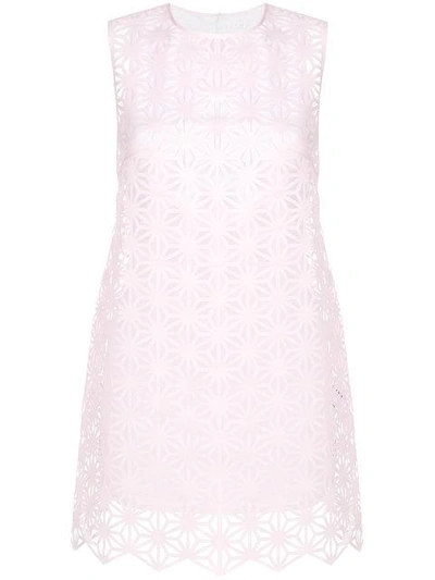 Shop Paskal Laser Cut Dress - Pink
