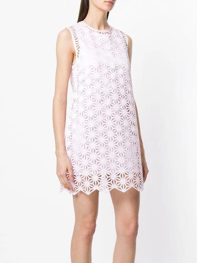 Shop Paskal Laser Cut Dress - Pink
