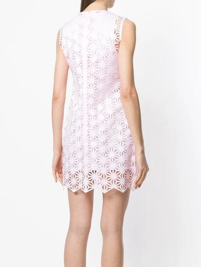 Shop Paskal Laser Cut Dress - Pink