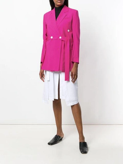 Eudon Choi Double Breasted Button Trim Jacket
