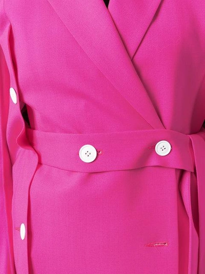 Eudon Choi Double Breasted Button Trim Jacket