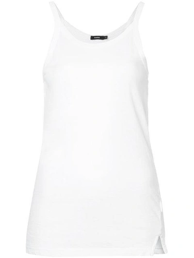 Shop Bassike Fitted Tank Top