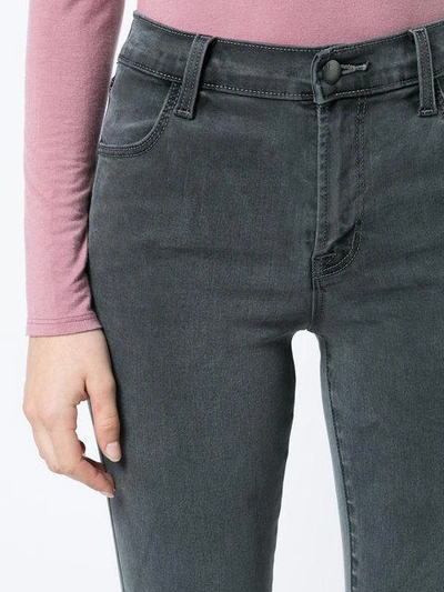 Shop J Brand Cropped Skinny Jeans In Black