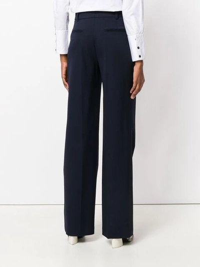 Shop Joseph Tailored Palazzo Pants In Blue