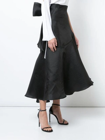 Shop Juan Carlos Obando Tea Wrap Skirt