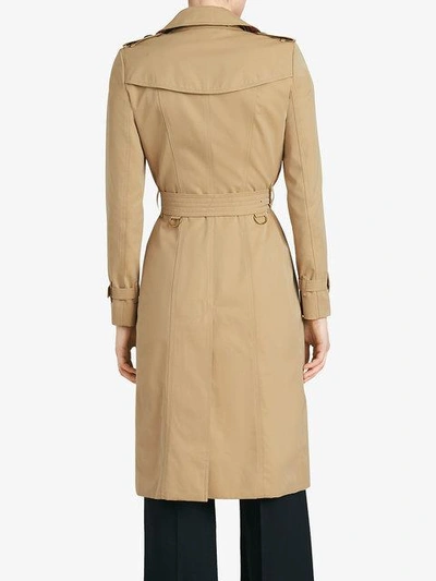 Shop Burberry The Chelsea – Extra-long Trench Coat In Neutrals