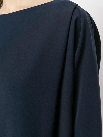 Shop Emporio Armani Pleated Sleeve Blouse