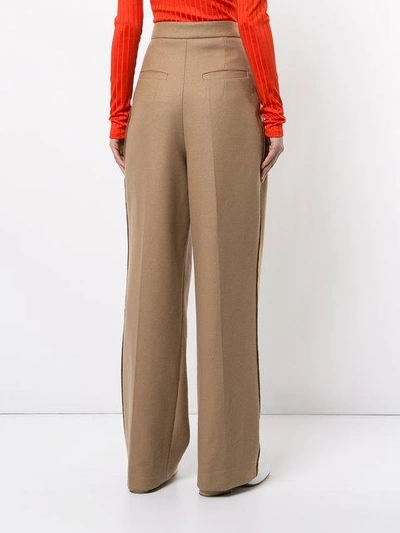 Shop Tamuna Ingorokva Barbara Tailored Trousers - Brown