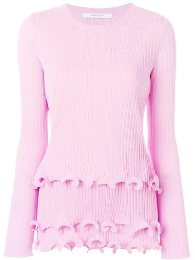 Shop Givenchy Ribbed Knit Top