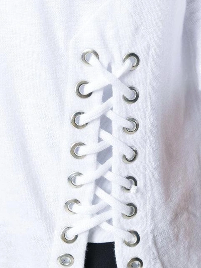 Shop Iro Asymmetric T In White
