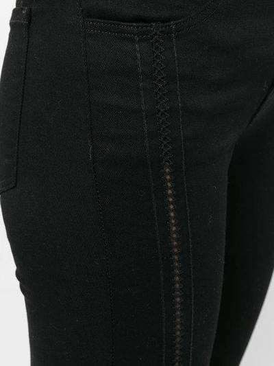 stretch skinny cropped trousers