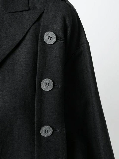 Shop Yohji Yamamoto Oversized Asymmetric Jacket