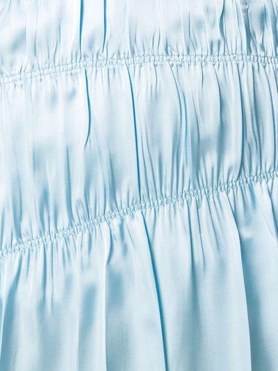 Shop Helmut Lang Ruched Detail Skirt
