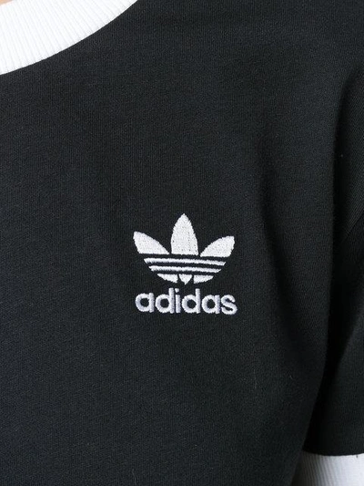 Adidas Originals Adidas Women's Originals 3-stripes T-shirt In Black Size Small 100% Cotton In Black