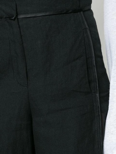 Shop Andrea Ya'aqov Wide-leg Trousers - Black