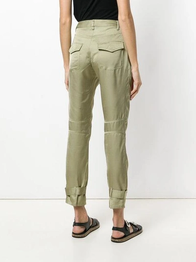 Shop Barbara Bui Classic Slim-fit Trousers - Neutrals