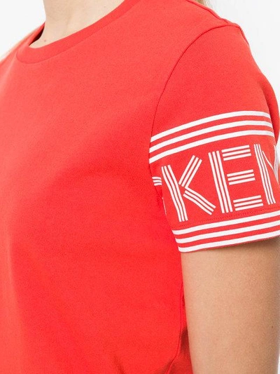 Shop Kenzo Logo Sleeve T