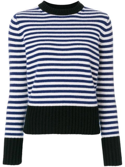 Shop Max Mara Striped Knit Sweater