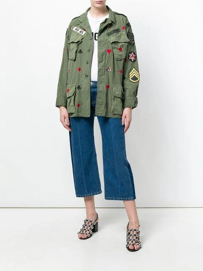 Shop As65 Embroidered Jungle Jacket