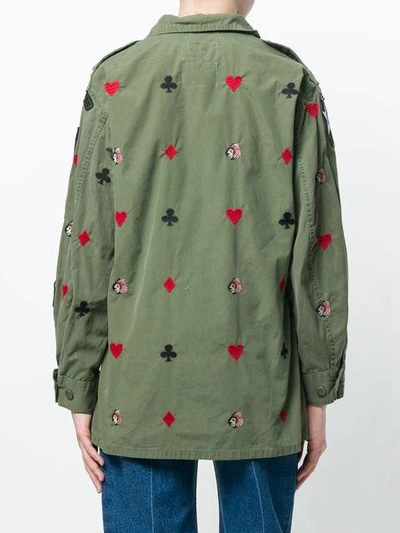 Shop As65 Embroidered Jungle Jacket