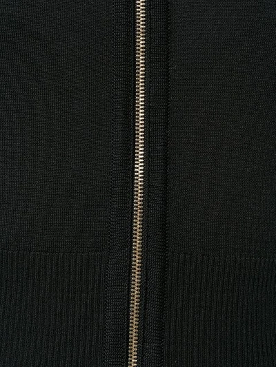 Shop Versace Unity Zipped Cardigan - Black
