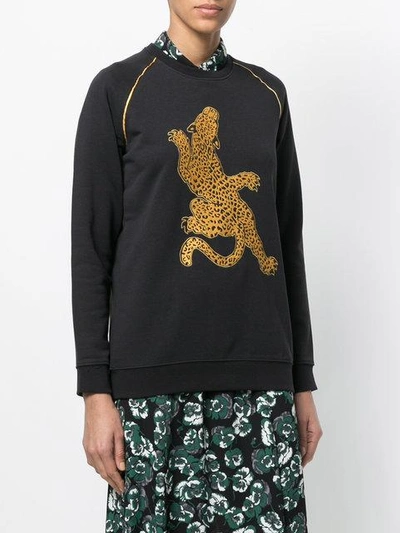 Shop Zoe Karssen Leopard Print Sweatshirt