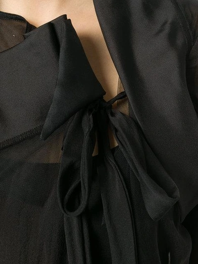 Shop Rick Owens Wishbone Glitter Combo Jacket In Black