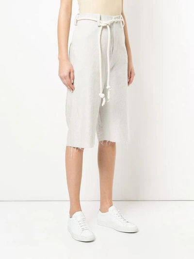 Shop Toogood The Sculptor Knee-length Shorts In Grey