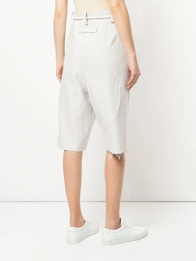 Shop Toogood The Sculptor Knee-length Shorts In Grey