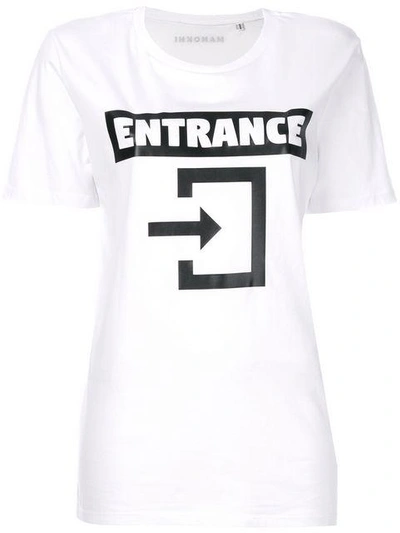 Shop Manokhi Entrance T In White