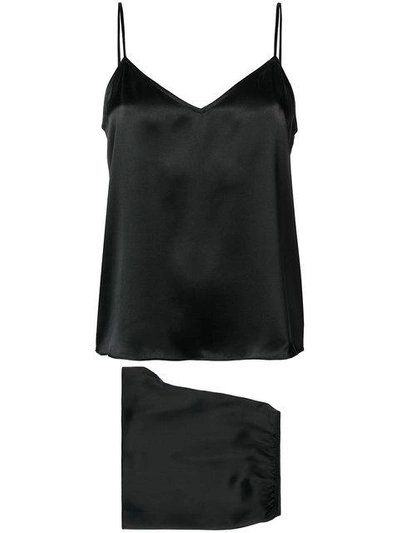 Shop Equipment Camisole Nightwear Set - Black