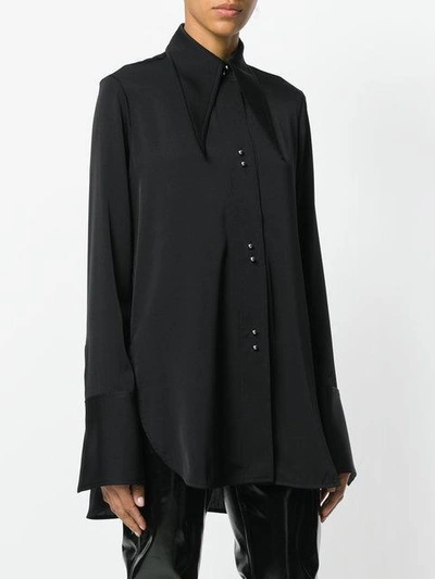 Shop Ellery Exaggerated Collar Blouse - Black
