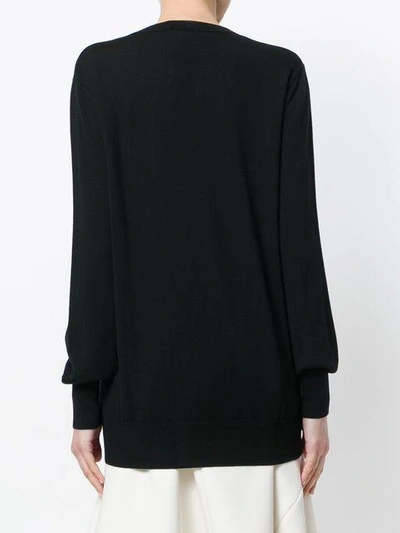 Shop Loewe Oversized Mouse Sweater In Black