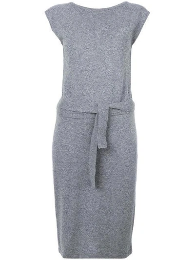 Shop Cashmere In Love Cashmere Colette Knitted Dress - Grey