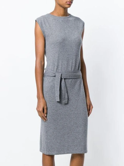 Shop Cashmere In Love Cashmere Colette Knitted Dress - Grey