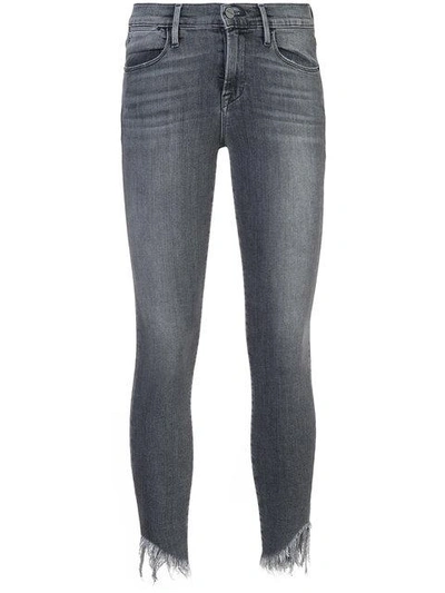 frayed skinny jeans