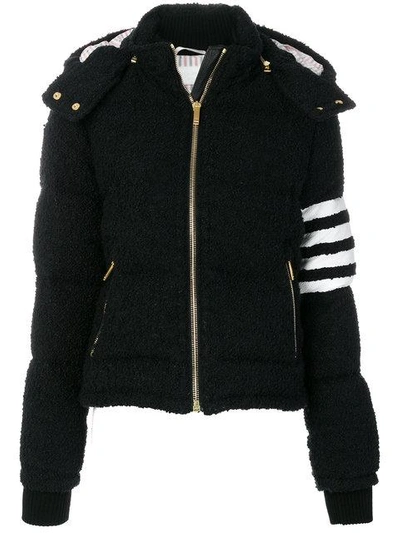 padded hooded jacket