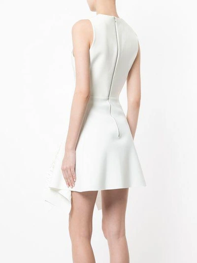 Shop Dion Lee Bias Perforated Mini Dress