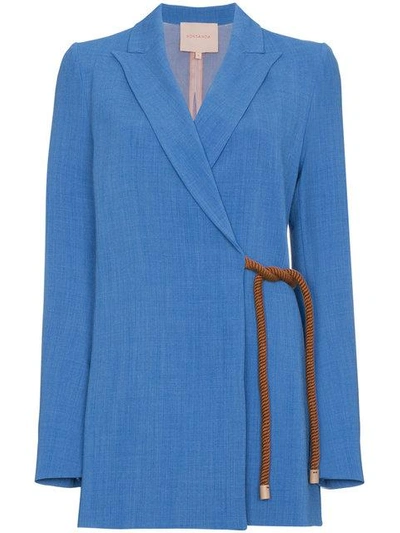 Shop Roksanda Belted Rope Jacket - Blue