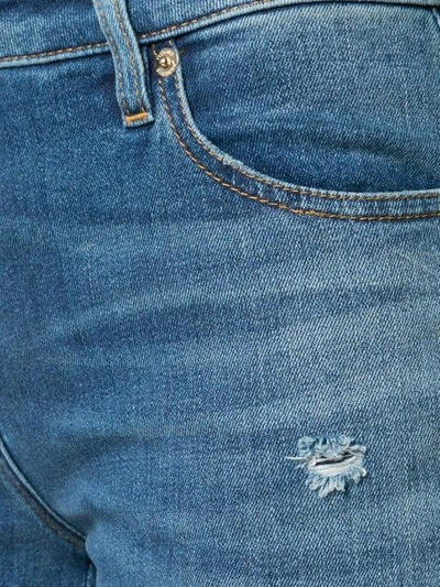 Shop Roberto Cavalli Butterfly Skinny Jeans In Blue
