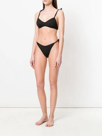 Shop Sian Swimwear Callie Two-piece Bikini In Black
