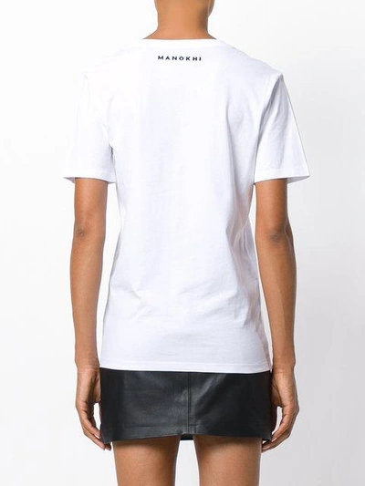 Shop Manokhi Cabin Crew T-shirt In White