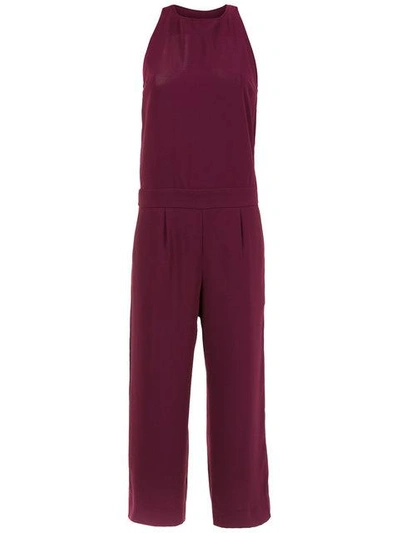 Shop Egrey Midi Straight-fit Playsuit - Pink & Purple