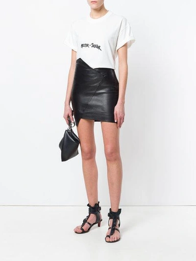 Shop Iro Asymmetric Fitted Skirt