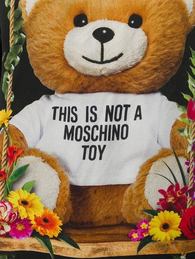 Shop Moschino Teddy Bear T In Black