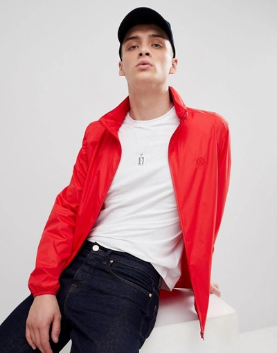 Shop Henri Lloyd Elve Light Shell Jacket In Red - Red